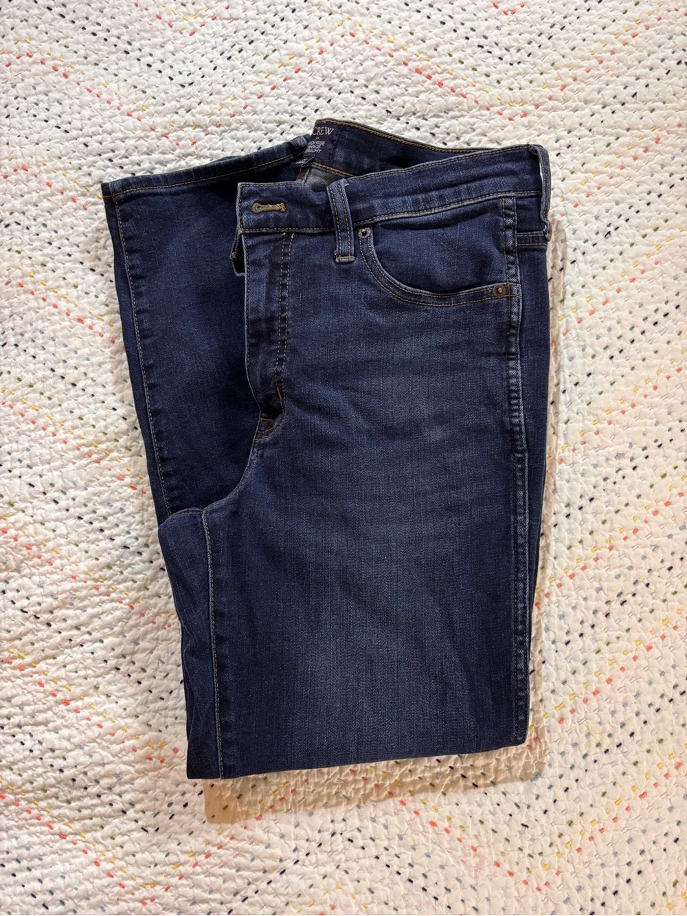 J. Crew Women's Straight-Leg Jeans — Dark Indigo